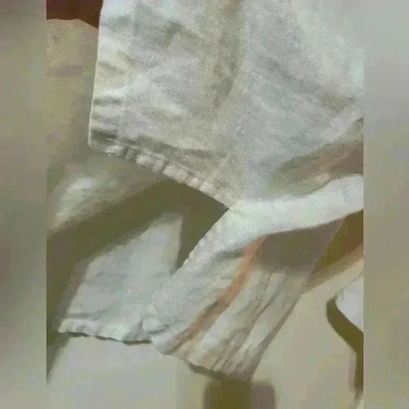 White Linen top, Notations brand - style/sz tags removed - see measurements!! - Picture 2 of 7